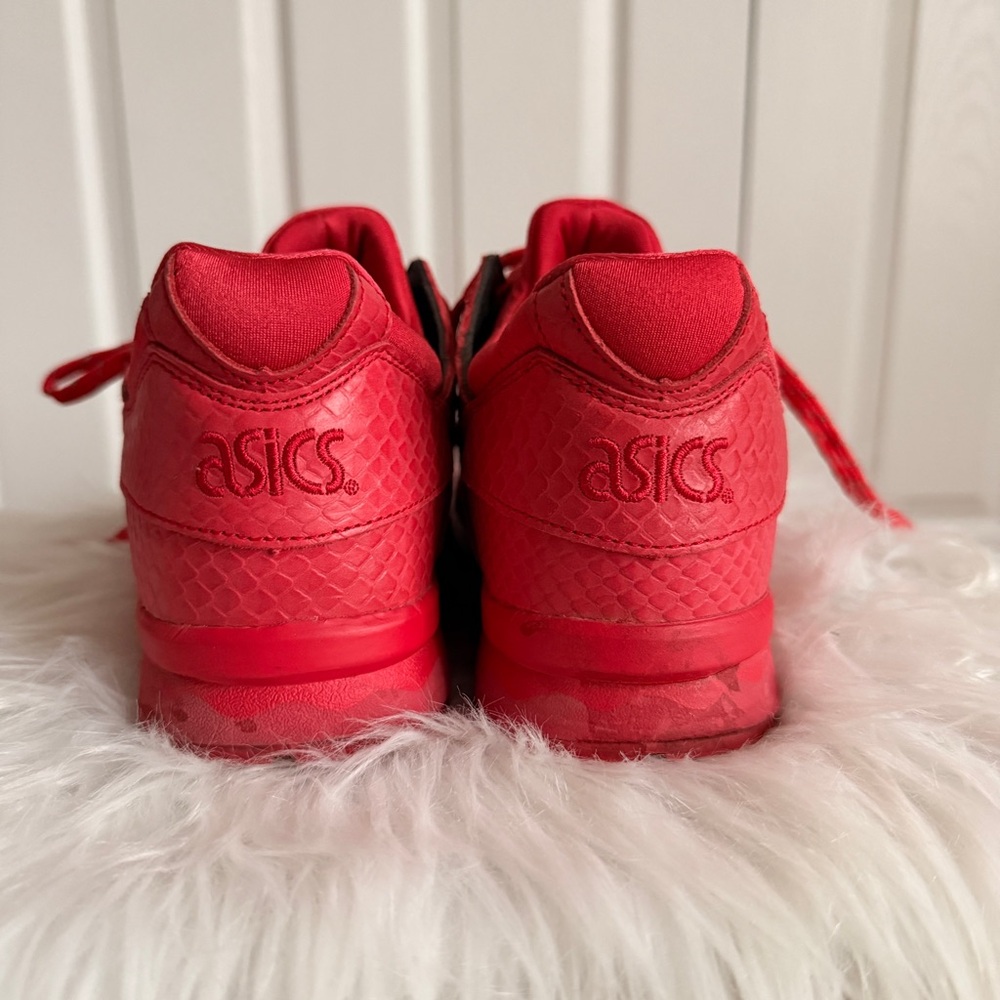 Asics Gel Lyte V Snakeskin"H51EK RED MAMBA" Size 8 - Picture 2 of 5